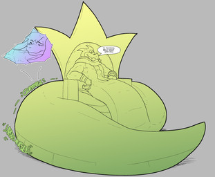 apode bastan belly bulge distended legless navel onomatopoeia organs serpentine sound_effects stomach tail text acclaim vexx_(game) vexx draconcopode naga reptile scalie snake heavy_(disambiguation) misha_(disambiguation) absurd_res hi_res