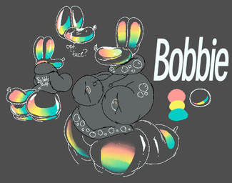 anthro balloon balloon_animal big_butt black_clothing black_hoodie black_topwear bottomless bubble bubble_butt butt closed_smile clothed clothing color_swatch empty_eyes eyebrows featureless_crotch featureless_hands femboy grey_background hoodie hoodie_only huge_butt huge_thighs inflatable long_ears male mouth_closed short_tail simple_background simple_eyes slightly_chubby slightly_chubby_anthro slightly_chubby_male smile solo standing tail text thick_thighs topwear topwear_only translucent translucent_body white_eyes wide_hips agagmao bobbie_(agagmao) animate_inanimate canid canine canis domestic_dog living_balloon living_bubble living_inflatable mammal 2025 aliasing binary_drawing character_name digital_drawing_(artwork) digital_media_(artwork) english_text hi_res model_sheet multiple_images
