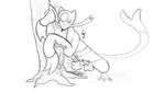 bodily_fluids cum cumshot ejaculation erection fur genital_fluids genitals looking_at_viewer male orgasm penis simple_background solo white_background waitfurgodot nintendo pokemon generation_5_pokemon mammal mienshao pokemon_(species) 16:9 digital_media_(artwork) sketch widescreen