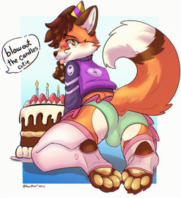 anthro male male/male solo kopaokami eunos_rotor canid canine fox mammal absurd_res hi_res huge_filesize
