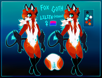 alt_girl alternative_fashion anthro barbell_piercing clitoral_hood clitoral_hood_piercing clitoris clitoris_piercing close-up eyelashes facial_piercing female fox_ears freckled_face freckled_legs freckled_shoulders freckles genital_piercing genitals goth hair hch_piercing hip_piercing horn lip_piercing long_eyelashes navel navel_piercing nipple_piercing nipples nose_piercing nude orange_hair pear-shaped_figure piercing solo spade_tail tail tomboy wide_hips greaserdemon scalie hi_res reference_image