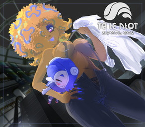 areola big_breasts black_bottomwear black_clothing black_panties black_pants black_underwear bottomwear breasts brown_areola brown_nipples clothed clothing dark_body dark_skin eyelashes female front_view hair hair_over_eye hand_on_hip holding_object holding_plushie horizontal_pupils humanoid_pointy_ears looking_at_viewer narrowed_eyes navel nipples orange_hair panties pants panty_peek plushie pointy_ears pseudo_hair pupils purple_eyes purple_tongue smile solo suspenders suspenders_on_nipples tentacle_hair tentacles thick_thighs tongue tongue_out topless underwear wide_hips swliyhbpe9xqqze nintendo splatoon tao_blue animal_humanoid aquatic aquatic_humanoid cephalopod cephalopod_humanoid humanoid mollusk mollusk_humanoid octarian octoling octopus_humanoid absurd_res hi_res