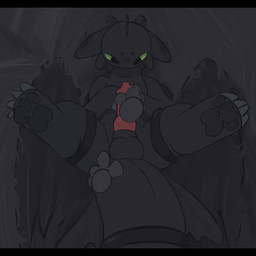 ambiguous_gender animal_genitalia balls black_balls black_body black_scales black_sheath blush bodily_fluids canine_genitalia claws clenched_feet cum cum_on_eye cum_on_face cum_on_own_face cum_on_self detached_sheath disembodied_hand duo ears_down erection feral genital_fluids genitals grass green_eyes handjob knot knotted_penis legs_in_air lying male male/ambiguous male_focus nervous non-canine_knot non-mammal_balls on_back paws penile penis pivoted_ears plant scales sex sheath solo_focus splurt straps tail toe_claws wings dragonbooper sound_warning dreamworks european_mythology how_to_train_your_dragon mythology toothless dragon fury_(httyd) mythological_creature mythological_scalie night_fury scalie western_dragon 1:1 2d_animation animated short_playtime sound video