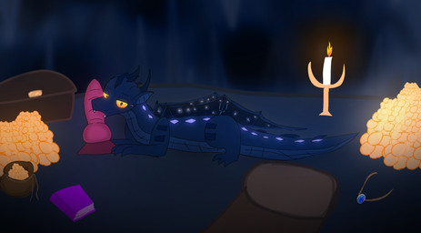 cave dildo dildo_in_mouth female oral oral_penetration penetration sex_toy sex_toy_in_mouth sex_toy_insertion solo treasure treasure_chest lophii mythology wings_of_fire fan_character dragon mythological_creature mythological_scalie nightwing_(wof) scalie hi_res