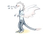 blush bodily_fluids clothed clothing genital_fluids male male_peeing omorashi peeing sketchy solo tail urine wetting wetting_bottomwear normalguy100 mythology dragon mythological_creature mythological_scalie scalie 4:3 digital_media_(artwork) hi_res