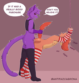 anthro duo femboy male male/male opossum_taro mob_entertainment poppy_playtime smiling_critters catnap_(poppy_playtime) dogday_(poppy_playtime) canid canine canis domestic_cat domestic_dog felid feline felis mammal hi_res