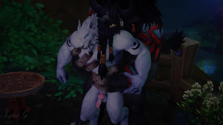 abdominal_bulge anal anal_orgasm anal_penetration animal_genitalia animal_penis anthro anthro_on_anthro anthro_penetrated anthro_penetrating anthro_penetrating_anthro anthro_penetrating_male ball_size_difference balls big_balls big_penis bodily_fluids bouncing_balls bouncing_penis breath canine_genitalia canine_penis caressing cum cum_in_ass cum_inflation cum_inside cum_while_penetrated cumshot duo ejaculation equine_genitalia erection from_behind_position fur genital_fluids genitals hands-free horn inflation larger_male male male/male male_penetrated male_penetrating male_penetrating_anthro male_penetrating_male moan multiple_angles muscular muscular_anthro muscular_bottom muscular_male muscular_on_muscular muscular_top nude orgasm outside outside_sex panting penetration penile penile_penetration penis penis_in_ass penis_size_difference sex size_difference smaller_male smaller_penetrated sound_effects kutar_g blizzard_entertainment warcraft lykaen bovid bovine canid canine mammal tauren werecanid werecreature worgen 16:9 3d_(artwork) 3d_animation animated blender_(artwork) digital_media_(artwork) hi_res high_framerate long_playtime sound video widescreen