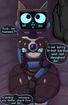 anthro big_butt blue_nipples butt duo femboy looking_up machine male male/male nipples owo text thick_thighs khadhunter7 voices_of_the_void kerfur_omega_(votv) lurker_(species) robot robot_anthro english_text hi_res