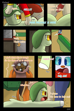 anthro badge biped bodily_fluids cloth dialogue fantasy female freckled_face freckles genital_fluids genitals male penetration penis precum semi-anthro speech_bubble text vaginal vaginal_penetration vinland nintendo pokemon pokemon_mystery_dungeon spike_chunsoft anders_(infinitydoom) ano_(vinland) sebastian_(infinitydoom) audino charmander chikorita generation_1_pokemon generation_2_pokemon generation_5_pokemon meowth oshawott pokemon_(species) 2:3 absurd_res artist_name comic digital_drawing_(artwork) digital_media_(artwork) english_text hi_res shaded simple_shading story