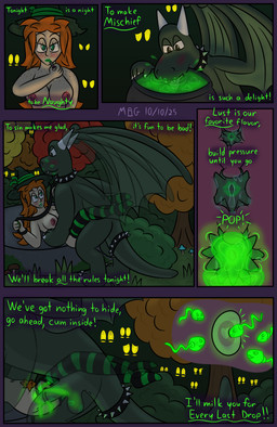 altar anus applying_makeup audience autumn balls bestiality big_breasts blush bodily_fluids breasts cauldron cervix clitoris clothing collar cum cum_drip cum_from_vagina cum_in_vagina cum_inside detailed_background disembodied_eyes dominant drinking drinking_potion dripping duo ejaculation exhibitionism eye_contact female female_human female_penetrated feral feral_penetrating feral_penetrating_human forest freckles from_front_position front_view genital_fluids genitals glowing glowing_cum glowing_sperm_cell group hair hand_on_chest happy hat headgear headwear heart_symbol holding_leash holding_object holidays human_on_feral human_penetrated impregnation internal interspecies kiss_mark kiss_mark_on_balls kiss_mark_on_face kiss_mark_on_penis larger_feral larger_male larger_sub leash leg_wrap legwear lipstick long_hair looking_at_another looking_at_viewer lying magic_user makeup male male/female male_feral male_penetrating male_penetrating_female medial_ring missionary_position narrowed_eyes naughty_face nipple_blush nipples nude nude_female nude_human on_back on_rock orange_hair outside ovum ovum_with_heart penetration penile_spines penis personal_grooming plant platform_missionary_position poetry potion precum pubes public public_sex rock seductive sex side_view size_difference smaller_female smaller_human smaller_penetrated smile sperm_cell sperm_cell_with_face spiked_collar spikes submissive text thigh_highs three-quarter_view tongue tongue_out tree unusual_bodily_fluids unusual_cum unusual_genital_fluids urethra vaginal vaginal_canal vaginal_fluids vaginal_fluids_on_penis vaginal_penetration witch witch_hat wrapped_missionary_position magnum_mk european_mythology halloween mythology gretchen_(magnum_mk) lucius_(magnum_mk) dragon human mammal mythological_creature mythological_scalie scalie western_dragon 2025 absurd_res comic digital_media_(artwork) english_text hi_res shaded soft_shading