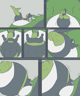 air_inflation aroused belly belly_expansion big_belly big_breasts big_butt black_clothing black_eyebrows blush body_inflation bottomwear breast_expansion breasts butt butt_expansion clothing duo expansion eyebrows eyes_closed female female/female green_bottomwear green_clothing green_eyes green_hair green_pants grey_background hair huge_belly huge_breasts huge_butt huge_thighs hyper hyper_belly hyper_breasts hyper_butt hyper_inflation hyper_thighs immobile inflation kiss_on_lips kissing motion_lines not_furry on_another pants puffkiss simple_background spherical_inflation swelling thick_thighs thigh_expansion tight_clothing white_body bo-the-sno nintendo pokemon gardevoir generation_3_pokemon generation_5_pokemon humanoid legendary_pokemon meloetta meloetta_(aria_form) pokemon_(species) 2019 5:6 colored comic digital_media_(artwork) hi_res