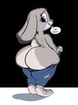 anthro ass_too_fat big_butt bottomwear bottomwear_down bottomwear_pull butt butt_focus clothing clothing_pull curvy_figure dialogue dressing ears_down embarrassed female huge_butt huge_hips huge_thighs hyper hyper_butt mostly_nude obese obese_anthro obese_female overweight overweight_anthro overweight_female pants pivoted_ears short_stack simple_background solo speech_bubble struggling struggling_to_fit text thick_thighs tight_clothing torn_bottomwear torn_clothing torn_pants undersized_clothing wide_hips lowkey disney zootopia judy_hopps lagomorph leporid mammal rabbit 2016 alpha_channel colored hi_res