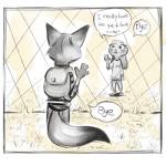 1:1 2016 anthro canid canine child dialogue digital_media_(artwork) disney duo english_text fearmywaffles female fox judy_hopps lagomorph leporid male mammal nick_wilde rabbit red_fox simple_background text true_fox young zootopia