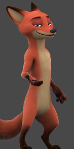 anthro brown_body brown_fur dipstick_ears ear_markings featureless_crotch fluffy fluffy_tail fur gloves_(marking) green_eyes leg_markings looking_at_viewer male markings multicolored_ears nude orange_body orange_fur smile socks_(marking) solo tail rayverak disney zootopia nick_wilde canid canine fox mammal red_fox true_fox 1:2 3d_(artwork) 3d_animation animated digital_media_(artwork) no_sound short_playtime webm