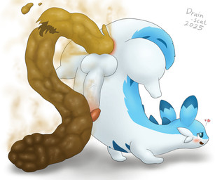 anthro anus balls blue_body blue_fur butt erection excessive_feces fart fart_cloud feces feces_in_ass feces_on_ground feces_pile fur genitals handstand heart_symbol hyper hyper_feces legs_up looking_up male multicolored_body penis pooping pooping_on_floor simple_background solo spread_legs spreading two_tone_body vein veiny_penis white_body white_fur drain_scat palworld pocketpair chillet pal_(species) 6:5 hi_res