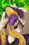 anthro bodily_fluids dripping fangs infestation invertebrate_proboscis latex male mouth_shot open_mouth parasite proboscis_(anatomy) saliva saliva_drip saliva_on_tongue slime solo teeth throat unusual_anatomy vore blakezarks softbeeplease arthropod bee hymenopteran insect absurd_res cel_shading digital_media_(artwork) hi_res portrait shaded