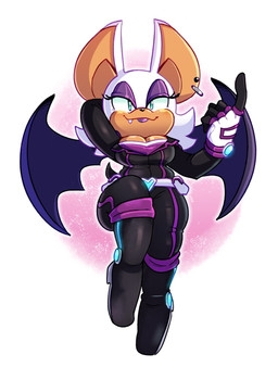 anthro bat_wings big_ears breasts cleavage clothed clothing ear_piercing ear_ring eyeshadow female makeup membrane_(anatomy) membranous_wings piercing purple_eyeshadow ring_piercing solo wings francoisl-artblog sega sonic_dash sonic_the_hedgehog_(series) rouge_the_bat bat mammal absurd_res digital_drawing_(artwork) digital_media_(artwork) full-length_portrait hi_res portrait tagme