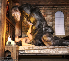 anal anal_penetration beard bed bedroom body_hair candle dark_body dark_skin duo facial_hair furniture hand_on_butt kneeling lying male male/male muscular muscular_male nightstand nude on_back on_bed painting_(object) penetration size_difference spread_legs spreading stone_wall text tusks wall_(structure) window heromenes animal_humanoid human humanoid mammal mammal_humanoid primate primate_humanoid 3d_(artwork) digital_media_(artwork) url