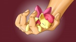 apple_bloom_(mlp) baby beige_skin bow cub cute disembodied_hand equine female feral friendship_is_magic hair hair_bow holding horse human mammal micro my_little_pony pink_hair plain_background pony red_background shoroch sleeping yellow_body young
Rating: Safe
Score: 7
User: shoroch
Date: August 30, 2013