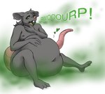 anthro anthro_pred bloated burp_fetish burping fart fart_fetish gassy male obese overweight solo vore lenz-77 stick_the_rat_(character) mammal murid murine rat rodent digital_media_(artwork) hi_res