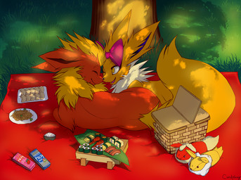 2015 candyfoxy cute dumplings duo eeveelution eyes_closed female feral flareon food fur grass hair_bow jolteon male nintendo noodles open_mouth orange_fur picnic picnic_basket plushie pokémon rice smile sushi tree video_games white_fur yellow_eyes yellow_fur
Rating: Safe
Score: 18
User: TheGreatWolfgang
Date: February 13, 2015 2015 candyfoxy cute dumplings duo eeveelution eyes_closed female feral flareon food fur grass hair_bow jolteon male nintendo noodles open_mouth orange_fur picnic picnic_basket plushie pokémon rice smile sushi tree video_games white_fur yellow_eyes yellow_fur
Rating: Safe
Score: 18
User: TheGreatWolfgang
Date: February 13, 2015