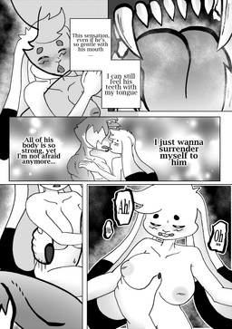 accessory anthro beard big_ears big_feet blush bone breast_grab breast_squish breasts buckteeth clothing collar countershade_face countershade_fur countershade_torso countershading dialogue eyebrows facial_hair fangs feet female floppy_ears french_kissing fur hair hand_on_breast headband hug inner_mouth inverted_nipples kiss_on_lips kissing male muscular muscular_anthro muscular_male nipples nude nude_female nude_male one_eye_obstructed predator/prey romantic romantic_ambiance romantic_couple romantic_sex simple_background squish teeth text thick_eyebrows tongue white_background white_body white_fur white_hair efradraws northwind_(efradraws) isepo_(efradraws) uspul_(efradraws) canid canine canis lagomorph leporid mammal rabbit wolf absurd_res black_and_white comic digital_media_(artwork) english_text halftone hi_res monochrome