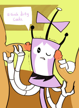 4_arms ambiguous_gender appliance ball_fondling balls dialogue erection faceless_character faceless_male female fondling fridge genitals group handjob humanoid_genitalia humanoid_penis kitchen_appliance machine male male/ambiguous mostly_offscreen_character multi_arm multi_limb not_furry one_eye_closed penile penis sex speech_bubble text trio unknown_artist my_life_as_a_teenage_robot nickelodeon xj-4 robot digital_media_(artwork) english_text source_request female_(lore)