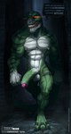 3_toes 4_fingers abs anthro balls big_chest big_muscles big_penis black_claws bodily_fluids broad_shoulders claws dialogue digitigrade dominant dominant_anthro dominant_male dripping erection feet fingers fist foreskin genital_fluids genitals glowing glowing_eyes green_body green_penis green_skin green_stripes humanoid_genitalia humanoid_penis leaking_precum looking_at_viewer male muscular muscular_anthro muscular_male nipple_piercing nipple_ring nipples nude open_mouth orange_eyes paws pecs penis piercing pink_nipples precum precum_drip precut profanity ring_piercing solo standing stripes tail teeth text thick_tail toe_claws toes tongue vein veiny_penis walking_towards_viewer white_body white_skin todex typhek dinosaur prehistoric_species reptile scalie theropod tyrannosaurid tyrannosauroid tyrannosaurus tyrannosaurus_rex 2014 artist_name detailed english_text hi_res shaded url