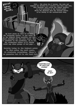 anthro blueprint clothed clothed_male clothing dialogue duo fullbody_suit gas_mask inside male mask solo thinking viola_bat victor_johansen viola_bat_(character) bat canid canine fox mammal absurd_res comic hi_res monochrome sketch
