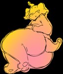 ambiguous_gender big_butt butt huge_butt overweight solo tetra_(artist) throng_(black_mirror) hi_res