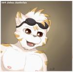 bust eyewear feline fuzzywuff gaping_maw goggles jay_naylor male mammal nipples open_mouth portait stripes teeth tiger torahi
Rating: Safe
Score: 3
User: FuzzyWuff
Date: January 04, 2014