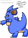 anus breasts english_text female jigglybutts nidoqueen nintendo plain_background pokémon text video_games white_background
Rating: Explicit
Score: 6
User: Juni221
Date: September 19, 2013