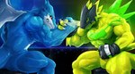 anthro arm_wrestling clenched_teeth countershading duo male muscular muscular_anthro muscular_male tail teeth waddledox bandai_namco digimon mythology bulkmon digimon_(species) dragon exveemon mythological_creature mythological_scalie scalie 2021 alternate_version_at_source digital_media_(artwork) hi_res