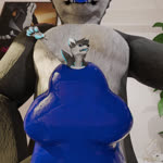 animal_genitalia animal_penis anthro big_penis blue_penis body_in_penis bulge canine_genitalia canine_penis cock_vore duo fur genitals knot male male/male male_pred masturbation micro muffled penile penis predator/prey squirming struggling struggling_prey vore peq42 myth_(mythdawuff) canid canine canis mammal wolf 3d_(artwork) 3d_animation animated digital_media_(artwork) huge_filesize sound webm