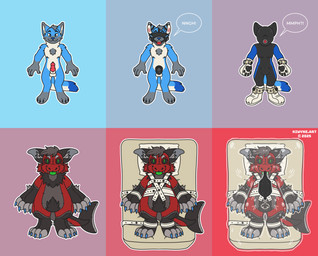 anthro asphyxiation bdsm blue_body blue_fur bondage bound breath_play chastity_cage chastity_device clothing costume erection fur furry_wearing_fursuit fursuit gag gagged genitals handwear inside_clothing male mittens neoprene nude penis plushsuit rebreather_bag restraints segufix sensory_deprivation simple_background solo straps tail trapped trapped_in_clothing trapped_in_fursuit vacuum_bed vacuum_sealed wetsuit white_body white_fur kiwyne eli_manokit umbrawolf canid canine mammal 2025 absurd_res digital_media_(artwork) hi_res sequence