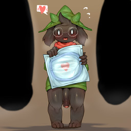 3_toes anthro big_penis black_body black_fur black_penis blush clothed clothing condom eyewear feet foreskin fur genitals glasses group hat headgear headwear heart_symbol holding_condom holding_object horn huge_penis humanoid_genitalia humanoid_penis hyper hyper_genitalia hyper_penis imminent_sex it'll_never_fit long_penis looking_at_genitalia looking_at_penis male male/male nude penis penis_size_difference scarf sexual_barrier_device shota silhouette simple_background small_but_hung solo_focus thick_penis toes young young_anthro young_male syuro deltarune undertale_(series) ralsei bovid caprine darkner goat mammal 1:1 2019