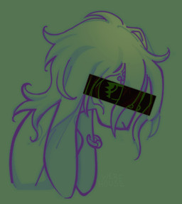 anthro bridge_piercing censor_bar ear_piercing eyebrow_piercing facial_piercing floppy_ears hair hair_over_eye hunched_over male nose_piercing pannacotta_fugo_(werehouse) piercing simple_background solo werehouse lagomorph leporid mammal rabbit hi_res