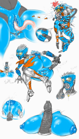 anal anus armor balls bestiality bodily_fluids breast_play breasts butt cum cum_in_vagina cum_inside cunnilingus dildo female feral genital_fluids genitals internal missiles nipples oral penetration penis prehensile_tongue ranged_weapon rocket_launcher sex sex_toy titfuck tongue tongue_penetration vaginal vulva weapon llortor bionicle lego akida gali biomechanical hi_res