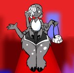 antci antci(oc) anthro big_butt bottom_heavy butt clothed clothing fur male multi_arm multi_eye multi_limb simple_background solo teeth thick_thighs wide_hips madameeclipse animal_humanoid arachnid arachnid_humanoid arthropod arthropod_humanoid humanoid spider spider_humanoid digital_media_(artwork) hi_res male_(lore)