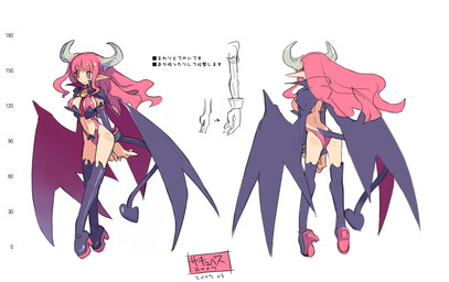 2007 arm_warmers bat_wings black_legwear boots breasts concept_art demon detached_sleeves disgaea female hair harada_takehito height_chart high_heels horn humanoid japanese_text legwear long_hair necktie official_art pink_eyes pink_hair plain_background pointy_ears smile solo spade_tail succubus succubus_(disgaea) text thigh_boots thigh_highs translated white_background wings
Rating: Questionable
Score: 4
User: Juni221
Date: January 31, 2015 2007 arm_warmers bat_wings black_legwear boots breasts concept_art demon detached_sleeves disgaea female hair harada_takehito height_chart high_heels horn humanoid japanese_text legwear long_hair necktie official_art pink_eyes pink_hair plain_background pointy_ears smile solo spade_tail succubus succubus_(disgaea) text thigh_boots thigh_highs translated white_background wings
Rating: Questionable
Score: 4
User: Juni221
Date: January 31, 2015