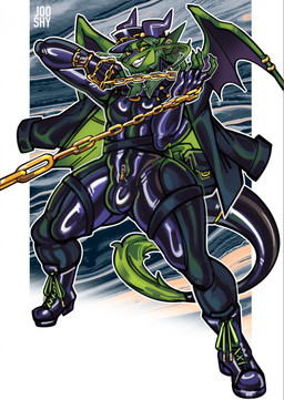 2_horns anthro barbel_(anatomy) black_bodysuit black_boots black_clothing black_footwear black_latex black_skinsuit bodysuit boots bulge chain clothed clothed_anthro clothed_male clothing coat flesh_tunnel flesh_whiskers footwear furgonomic_piercing furgonomics green_body green_eyes green_hair grin hair horn latex latex_bodysuit latex_clothing latex_skinsuit male membrane_(anatomy) membranous_wings piercing shoes skinsuit smile solo tail thick_thighs tight_clothing topwear wing_piercing wings yellow_sclera jooshy mythology null_(jackostar) dragon mythological_creature mythological_scalie scalie 2025 hi_res