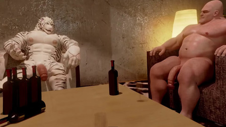 alcohol anal anthro balls beer beverage bodily_fluids breasts butt cuckold cum cum_in_ass cum_inside duo erection fur genital_fluids genitals handjob infidelity male male/male male_penetrated male_penetrating muscular muscular_anthro muscular_male nipples nude oral pecs peeking_around_corner penetration penile penis scar sex striped_body striped_fur stripes ugly_bastard unconscious white_body white_fur sunkevin5885 arknights hypergryph studio_montagne mountain_(arknights) felid feline human mammal pantherine tiger 16:9 3d_(artwork) 3d_animation animated digital_media_(artwork) hi_res high_framerate huge_filesize long_playtime sound video widescreen