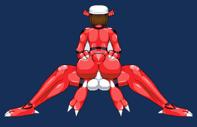 anthro anus balls big_breasts big_butt breasts brown_hair butt claws clothing cowgirl_position duo erection female female_on_top female_penetrated from_front_position genitals hair head_wings kerchief male male/female male_on_bottom male_penetrating male_penetrating_female membrane_(anatomy) membranous_wings non-mammal_breasts nude on_bottom on_top penetration penile penile_penetration penis penis_in_vagina rear_view red_body red_scales scales sex simple_background straddling transparent_background unusual_wing_placement vaginal vaginal_penetration vulva wings casetermk bandai_namco digimon mie_matsuki miemon digimon_(species) guilmon scalie alpha_channel digital_media_(artwork) pixel_(artwork)