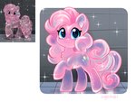 blue_eyes cutie_mark eyelashes female feral figurine mane pink_body quadruped smile smiling_at_viewer solo standing tail toy translucent translucent_body oofycolorful friendship_is_magic hasbro my_little_pony pinkie_pie_(mlp) earth_pony equid equine horse mammal pony 2025 4:3 hi_res reference_image