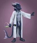 balls clothed clothing coat feet flaccid flask foreskin genitals humanoid_genitalia humanoid_penis lab_coat male nipples open_clothing open_coat open_topwear paws penis potion solo tail topwear transformation unretracted_foreskin thejoyfuldragon finn_(phantomfin) kobold scalie hi_res