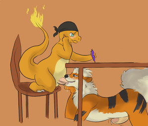 blush charmander cum fellatio fire gay green_eyes growlithe humanoid_penis male nintendo oral oral_sex penis pokémon sex table unknown_artist video_games
Rating: Explicit
Score: 5
User: DarkWolf6052
Date: August 29, 2013