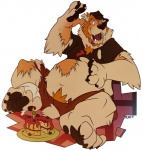 2012 anthro bear biceps birthday cake canine chubby clothing food fur hair kuma male mammal muscles overweight pants paws polar_bear ryanr solo transformation white_fur
Rating: Safe
Score: 2
User: MJ1988
Date: June 24, 2013