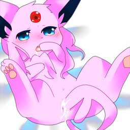 abstract_background anus autopenetration blue_eyes blush bodily_fluids female feral fur genital_fluids genitals masturbation navel open_mouth pawpads paws penetration purple_body purple_fur saliva simple_background solo spread_legs spreading tail tail_fetish tail_in_own_pussy tail_in_vagina tail_insertion tail_masturbation tail_play vaginal vaginal_fluids vaginal_masturbation vaginal_penetration vulva unknown_artist nintendo pokemon eeveelution espeon generation_2_pokemon pokemon_(species) 1:1 digital_media_(artwork)