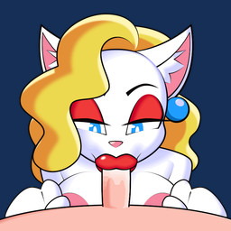 anthro big_breasts blonde_hair blowjob_face blue_eyes bodily_fluids breasts cheek_bulge cum cum_in_mouth cum_inside drinking drinking_cum duo ear_piercing ear_ring ejaculation eyeshadow faceless_character faceless_male fellatio female first_person_view fur genital_fluids genitals hair inner_ear_fluff lips lipstick long_hair looking_at_viewer makeup male male/female male_pov nipples oral penile penis piercing pink_nipples pink_nose puffed_cheeks red_eyeshadow red_lips red_lipstick ring_piercing saliva saliva_on_penis sex thick_lips tuft white_body white_fur unknown_artist stepford_(stepford) domestic_cat felid feline felis human mammal 1:1 animated loop