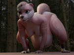 abdominal_bulge all_fours anthro belly big_belly breast_expansion breasts burping digestion digestion_noises expansion female head_tuft highlights_(coloring) huge_belly nipples nude pink_body rapid_digestion sloshing_belly solo tuft vore weight_gain pthalo azka_(pthalo) mammal mustelid otter 3d_(artwork) 3d_animation 4:3 animated digital_media_(artwork) short_playtime smaller_version_at_source sound webm